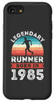 Coque pour iPhone SE (2020) / 7 / 8 Legendary Runner born 1985 40e anniversaire cadeaux course