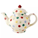 Emma Bridgewater Polka Dot Earthenware Teapot, 710ml, Multi