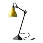 205 Bordlampe Svart/Gul - Lampe Gras