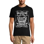 Homme Tee-Shirt Les Vrais Grands-Pères Conduisent Des Motos - Real Grandpas Ride Motorcycles - T-Shirt Graphique Éco-Responsable Vintage Cadeau Nouveauté