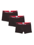 Tommy Jeans Men's Boxer Shorts Trunks Underwear Pack of 3, Black (Black/Black/Black), S