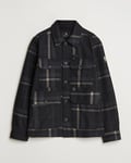 Belstaff Forge Checked Wool Jacket Charcoal