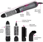 Hot Air Styler - Carmen C81071 Neon 1000 W 4-in-1 in Grey/Pink