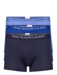 Polo Ralph Lauren Underwear Stretch Cotton Trunk 3-Pack Blå