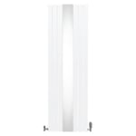 Radiateur Plat avec Miroir & Valves - 1800mm x 565mm – Blanc