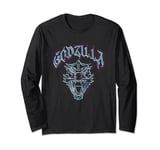 Godzilla X Kong: The New Empire Metal Chrome Godzilla Head Long Sleeve T-Shirt