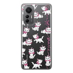 ERT GROUP mobile phone case for Xiaomi MI 12 LITE original and officially Licensed Disney pattern Marie 008 optimally adapted to the shape of the mobile phone, partially transparent