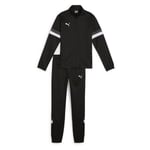 PUMA Träningsoverall teamRISE - Svart/Vit Barn, storlek S/140 cm