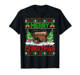 Xmas Tree Lighting Ugly Musical Marimba Christmas T-Shirt