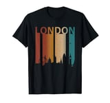 Retro Sunset Stripes London England UK Vintage London T-Shirt