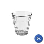 6x Verre Duralex Picardie 25Cl Verre Trempé Transparent