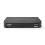 Nedis Digital Audio Converter | 1-veje | Tilslutninger indgang: DC strøm / 1x HDMI™ Input | Tilslutninger udgang: 1x 3.5 mm / 1x TosLink / 3x HDMI™ Output | Automatisk / Trykknap | Antracit