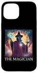 Coque pour iPhone 15 Carte de tarot magicien, amateurs de cartes de tarot, lecteurs de tarot