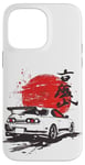 Coque pour iPhone 14 Pro Max Retro JDM Japan Domestic Market Drift Racing Car Legend