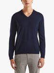 Benetton Wool V-Neck Sweater