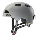 uvex City 4 MIPS - Lightweight City Bike Helmet for Men & Women - MIPS System - incl. LED Light - Sand Matt - 58-61 cm