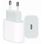 iPhone charger for Apple 12 Pro Max USB-C power adapter 20W PD White