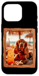 Coque pour iPhone 16 Pro Vibes de plage pour chien avec cocktail et détente