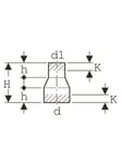 Geberit Reducer pe-hd d110/56 concentric