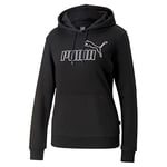 PUMA Femme Sweat À Capuche Ess Elevated Sudation, Puma - Noir, M EU