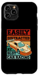 Coque pour iPhone 11 Pro Easily Distracted By Slot Car Racing RC Car Minicar Slot