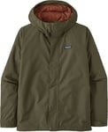 Patagonia Men's Jackson Glacier Rain Jacket Basin Green, M