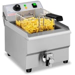 Royal Catering Andrahandssortering Fritös - 16 liter Avtappningskran 230 V