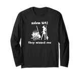 Womens Witch Costume Halloween Cauldron Witch Brew Long Sleeve T-Shirt