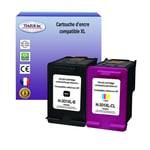 T3AZUR - 1+1 Cartouches d'encre compatibles remplace HP 301 301XL Noir+Couleur pour HP Deskjet 2050S, 2050se, 2054a, 2054A, 2510