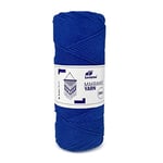 Leviatan Fil Naturel | Cordon Torsadé Simple Super Doux de 200 m | Corde en Fil de Coton 100% | Macramé pour Travaux Manuels | Mariage et Décorations de Noël | 3 mm x 200 m | Bleu