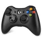 Noir Sans Fil Manette De Jeu Filaire / Sans Fil, Joystick Pour Xbox 360/360 / Xbox360, Contrôleur De Jeu Pour Pc