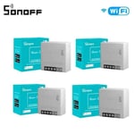 SONOFF MINI Inter/ZBMINI/ZBMINI-L2 Télécommande MINI Commutateur Zigbee/WiFi Smart Switch Control Via Alexa EWelink Google Home - Type MINIR2 4PCS