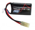 ASG LiPo 7.4V 1000mAh 30C PEQ