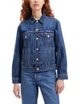 Levi's Women's Ex-Boyfriend Trucker Jacket, Indigo Worn, XS