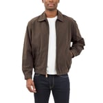 London Fog Men's Auburn Cotton Lightweight Jacket, Dark Brown, 2X Tall