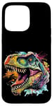 Coque pour iPhone 15 Pro Max T Rex Pop Art, Dinosaure