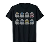 Star Wars Clone Wars Clone Troopers Helmets T-Shirt