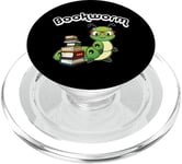 Cute Kids Kawaii Bookworm Reading Lover PopSockets PopGrip pour MagSafe