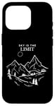 Coque pour iPhone 16 Pro Le ciel est la limite, la grandeur du mont