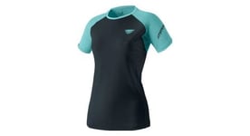 Maillot manches courtes dynafit alpine pro bleu femme