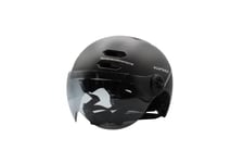 Casque Halo - Casque Lumineux connecté - Trottinette et vélo - WISPEED - Adulte Unisexe - Noir - Taille L - 58-61