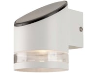 V-Tac Vt-1140 23014 Solcellsdriven Vägglampa 0,88 W Varmvit Ljusgrå