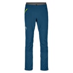 Ortovox Berrino Pants - Pantalon softshell homme Petrol Blue S