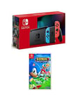 Nintendo Switch Neon Console 1.1 &Amp; Sonic Superstars