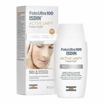 Écran solaire visage Isdin Foto Ultra 100 Active Unify Soin anti-taches Spf 5