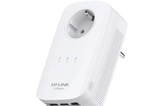 Tp-Link Tl-Pa8030p Kit - Starter Kit - Strømlinjeadapter 1Gbe, Homeplug Av (Hpav), Homeplug Av (Hpav) 2.0 - Veggpluggbar