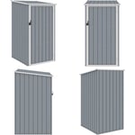 Abri de jardin Gris 87x98x159 cm Acier galvanisé - abri de jardin - abris de jardin - Home & Living - Gris