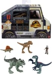 Mattel Jurassic World Dominion Mini Figures Themed Pack of 5 Dinosaur Toys