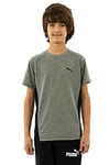 PUMA EVOSTRIPE Tee B T-Shirt - Medium Grey Heather, 104