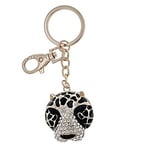 Nøkkelring bag charm leopard